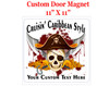 Cruise Ship Door Magnet - 11" x 11" -Pirate 1