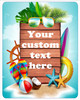 Custom FRIDGE magnet . Great for your past, present and future cruises.  006