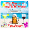 Cruise Ship Door Magnet - 11" x 11" - happens