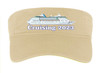 Cruise Visor - Full color art work with choice of 9 visor colors.  (subn05