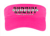 Cruise Visor - Full color art work with choice of 9 visor colors.  (subn09