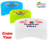 Cruise Visor - Full color art work with choice of 9 visor colors.  (subn010