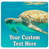 Cruise Ship Door Magnet - 11" x 11" - Sea Turtle 1