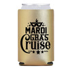 Cruise themed can sleeve.  Choice of color. - Mardi Gras