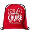 Cruise & Beach theme drawstring back pack - new002