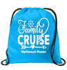 Cruise & Beach theme drawstring back pack - new002