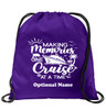 Cruise & Beach theme drawstring back pack - new005