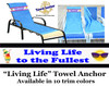 Custom Towel Anchor - Stock front design with custom name and artwork on back 2