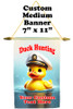 Cruise Ship Door Banner -  available in 3 sizes.    Custom with your text!  -Duck Hunting 3