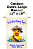 Cruise Ship Door Banner -  available in 3 sizes.    Custom with your text!  -Duck Hunting 4