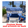 Custom Towel Anchor - Stock front design with custom name and artwork on back 3