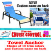 Custom Towel Anchor - Stock front design with custom name and artwork on back 6