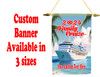 Cruise Ship Door Banner -  available in 3 sizes.    Custom with your text!  -family