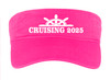 Cruise Visor - Cruising art work with choice of 9 visor colors.  Great to keep "Ship Hair" under control.  new 002