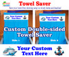 New Towel Saver - Custom towel band to save your towels from blowing away.  New 006