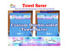 New Towel Saver - Custom towel band to save your towels from blowing away.  sparkle