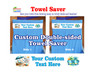 New Towel Saver - Custom towel band to save your towels from blowing away. (Sea Sand