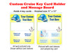 Door Key Card Holder Magnet - Holds 4 cards.  Keep your key card handy in the cabin.  also a dry erase message board. Europe 2
