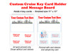 Door Key Card Holder Magnet - Holds 4 cards.  Keep your key card handy in the cabin.  also a dry erase message board. Europe 3