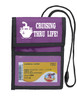 Cruise Card Holder Deluxe -Cruise Card Holder to keep your Key card handy and safe.  Pockets to hold money, schedules and more. - Choice of color  - Cruising thru life