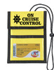Cruise Card Holder Deluxe -Cruise Card Holder to keep your Key card handy and safe.  Pockets to hold money, schedules and more. - Choice of color  - Cruise Control