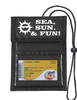 Cruise Card Holder to keep your Key card handy and safe.  Pockets to hold money, schedules and more. - Choice of color - Sea sun fun