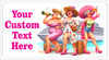 Medium Cruise Theme Magnet. Add to your door decorations with this custom magnet. Great for adding names, ports, etc...to your door!  5 1/2" x 10 1/2" Customizable!  Design 14