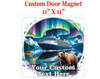 Cruise Ship Door Magnet - 11" x 11"  - Show off your cruising spirit and find your cabin easier!  Alaska