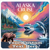 Cruise Ship Door Magnet - 11" x 11"  - Show off your cruising spirit and find your cabin easier!  Alaska