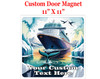 Cruise Ship Door Magnet - 11" x 11"  - Show off your cruising spirit and find your cabin easier!  Alaska