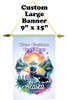 Custom Ship Door Banner -  available in 3 sizes.    Custom with your text!  Show off your cruising spirit and find your cabin easier with our custom door banners.