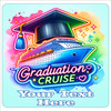 Cruise Ship Door Magnet - 11" x 11"  - Show off your cruising spirit and find your cabin easier!  Graduation Cruise