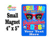 Small Cruise theme Magnet to add to your door decorations with this customizable magnet. Great for adding names, ports, etc...to your door!
