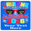 Cruise Ship Door Magnet - 11" x 11"  - Show off your cruising spirit and find your cabin easier!  Graduation Cruise