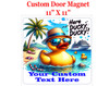 Cruise Ship Door Magnet - 11" x 11"  - Show off your cruising spirit and find your cabin easier!