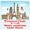 Cruise Ship Door Magnet - 11" x 11"  - Show off your cruising spirit and find your cabin easier!