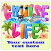 Cruise Ship Door Magnet - 11" x 11"  - Show off your cruising spirit and find your cabin easier!