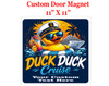 Cruise Ship Door Magnet - 11" x 11"  - Show off your cruising spirit and find your cabin easier!