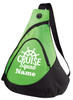 Cruise Sling Pack. Custom Large sling pack to carry all of your gear on the ship and in the ports.  Custom with your name.