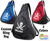 Cruise Sling Pack. Custom Large sling pack to carry all of your gear on the ship and in the ports.  Custom with your name.