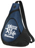 Cruise Sling Pack. Custom Large sling pack to carry all of your gear on the ship and in the ports.  Custom with your name.