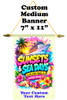 Custom Ship Door Banner -  available in 3 sizes.    Custom with your text!  Show off your cruising spirit and find your cabin easier with our custom door banners.