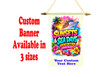 Custom Ship Door Banner -  available in 3 sizes.    Custom with your text!  Show off your cruising spirit and find your cabin easier with our custom door banners.