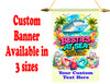 Custom Ship Door Banner -  available in 3 sizes.    Custom with your text!  Show off your cruising spirit and find your cabin easier with our custom door banners.