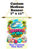 Custom Ship Door Banner -  available in 3 sizes.    Custom with your text!  Show off your cruising spirit and find your cabin easier with our custom door banners.