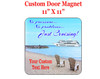 Cruise Ship Door Magnet - 11" x 11" - No Pressure