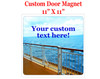 Cruise Ship Door Magnet - 11" x 11" - Railing 2