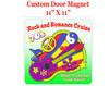 Cruise Ship Door Magnet - 11" x 11" - Rock & Romance