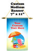 Custom cruise ship door banner.  Door banner that can be customized for your cruise ship door.