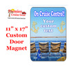 Cruise Ship Door Magnet - Extra large 11" x 17" - Cruise Control 2